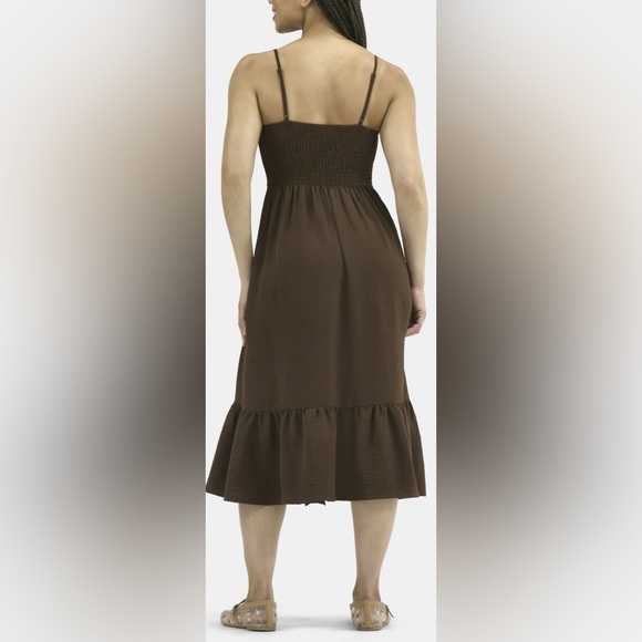 Summer Midi Dress | Chocolate | Sz M | NWT - Picture 5 of 16